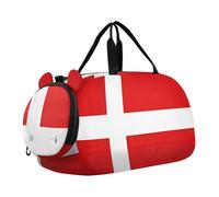 Sac de voyage pour garçon avec drapeau des îles Caïmans, Drapeau national du Danemark, Classique