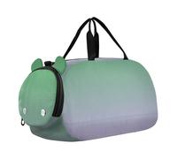 Sac de voyage pour garçons avec bandoulière - Camouflage vert moutarde dégradé, Dégradé vert trèfle mauve, Classique