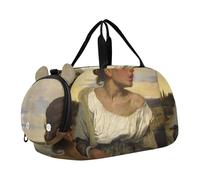 Sac de voyage pour garçons, cavaliers arabes Delacroix, peinture Delacroix, sacs de nuit pour tout-petits filles, sacs de voyage pour compartiment à chaussures, peinture Delacroix, Classique