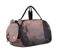 Sac de voyage pour garçons Leonardo da Vinci Baptême Christ, sac de voyage pour enfants, Bierstadt Albert Sunrise Matterhorn, Classique