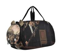Sac de voyage pour garçons Leonardo da Vinci Baptême Christ, sac de voyage pour enfants, Edgar Degas Orchestra Prints, Classique