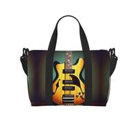 Sac de voyage pour guitare, basse, instruments de musique, sac de voyage pour femme, sac de sport, sac de sport, sac de sport pour la nuit, noir, One Size