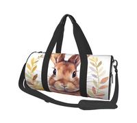 Sac de voyage pour homme et femme avec compartiment à chaussures de grande capacité, sac de nuit Cupidon, flèche, amour, cheval d'amour, sac fourre-tout, sac de sport pour voyage, yoga, Rosace lapin.,