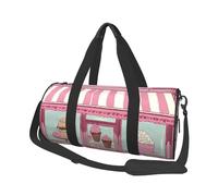 Sac de voyage pour homme et femme avec compartiment à chaussures, grande capacité, sac de nuit, magasin de crème glacée, sac fourre-tout de sport, sac de sport pour voyage, yoga, Magasin de crème