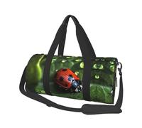 Sac de voyage pour homme et femme avec compartiment à chaussures, grande capacité, sac de nuit, petit coccinelle, sac fourre-tout, sac de sport pour voyage, yoga, Noir , Taille unique