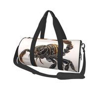Sac de voyage pour homme et femme avec compartiment à chaussures - Grande capacité - Sac de voyage - Poisson vert - Sac fourre-tout de sport pour voyage, yoga, Scorpion., Taille unique