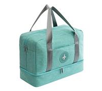 Sac de voyage pour homme et femme - Bagage de voyage à sec - Sac de rangement à sec - Bagage pingouin, bleu ciel, Taille unique