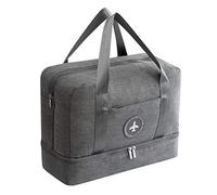Sac de voyage pour homme et femme - Bagage de voyage à sec - Sac de rangement à sec - Bagage pingouin, gris, Taille unique