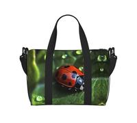 Sac de voyage pour homme et femme - Réglable - Grande capacité - Sac fourre-tout étanche pour le sport et le yoga, Petite coccinelle, Taille unique
