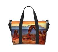 Sac de voyage pour homme et femme - Réglable - Grande capacité - Sac fourre-tout étanche pour le sport et le yoga, Arches National Park, Taille unique