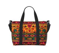 Sac de voyage pour homme et femme - Réglable - Grande capacité - Sac fourre-tout étanche pour le sport et le yoga, Art folk mexicain bohème, Taille unique
