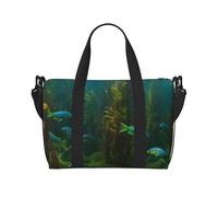 Sac de voyage pour homme et femme - Réglable - Grande capacité - Sac fourre-tout étanche pour le sport et le yoga, Important Habitat Poisson Croissance Dope, Taille unique