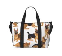 Sac de voyage pour homme et femme - Réglable - Grande capacité - Sac fourre-tout étanche pour le sport et le yoga, Berger allemand, Taille unique