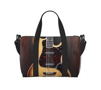Sac de voyage pour homme et femme - Sac de sport pour guitare et instrument de musique - Sac de voyage étanche avec bandoulière - Noir - Taille unique, Noir , Taille unique