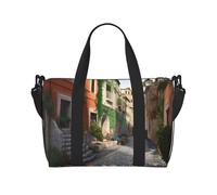 Sac de voyage pour homme, sac de sport, sac de voyage Street of Italy avec bandoulière, grand sac fourre-tout pour femme, sac de week-end, sac de transport pliable pour avion