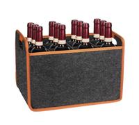 Sac de voyage pour le vin - Sac porte-bouteilles de vin, refroidisseur de voyage isolé | Sac à vin portable pour un rangement sûr, boîte à vin en feutre pour 12 bouteilles avec séparateur, sac de