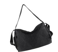 Sac de voyage pour le w nd, sac de nuit, sac de gym, sac fourre-tout pour femmes et filles, sac à bandoulière, cadeau résistant à l'eau, Noir