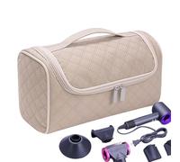 Sac de voyage pour les cheveux : rangement de grande capacité, sac avec crochet de suspension, organisateur portable résistant à la chaleur, outil de coiffure compact, étui de transport | Solution