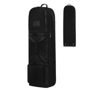 Sac de voyage pour : organiseur de vol imperméable, transporteur pliable, étui de rangement à roulettes durable | Sac léger à roulettes pour avion, pratique de jouer, noir, Voir la description, Voir