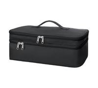 Sac de voyage pour outils capillaires - Étui de rangement double couche résistant à la chaleur, pochette pour brosses chaudes | Organiseur à fermeture éclair à isolation thermique résistant aux hautes