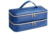 Sac de voyage pour outils capillaires, étui de transport étanche à 2 couches pour Shark Flex Style et Dyson Airwrap, pochette de rangement portable avec cuir synthétique pour une utilisation