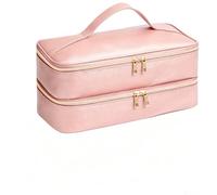 Sac de voyage pour outils capillaires, étui de transport étanche à 2 couches pour Shark Flex Style et Dyson Airwrap, pochette de rangement portable avec cuir synthétique pour une utilisation