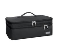 Sac de voyage pour outils capillaires, rangement portable, brosse double couche, fer à friser et autres chauds, grande capacité avec coussinet