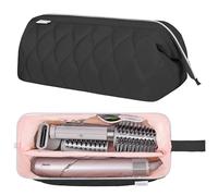 Sac de voyage pour outils capillaires Shark Flex Fusion Puffer Flexstyle - Étui de transport portable pour sèche-cheveux Shark - Organiseur de fer à durcir plat (noir)