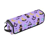 Sac de voyage pour outils de cheveux avec tapis en fer pour Halloween, médecin, sorcière, spirituel, étanche, portable, ouvert et plat, pour fer à friser, fer à lisser, sèche-cheveux plat