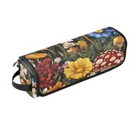 Sac de voyage pour outils de cheveux avec tapis résistant à la chaleur pour fer à friser - Sac de rangement pour fers plats, lisseurs, fers à friser, champignons et fleurs sauvages