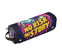 Sac de voyage pour outils de cheveux chauds avec tapis de fer, étui de transport double couche pour outils chauds, fer à friser, fers plats, volumisateur, coiffeur, Grim Reaper Risk Story pour femme