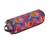 Sac de voyage pour outils de cheveux chauds et tapis résistant à la chaleur avec fermeture éclair de grande capacité pour fer à friser et coiffer volumateur de cheveux, coneflower Genesis