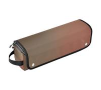 Sac de voyage pour outils de cheveux chauds et tapis résistant à la chaleur avec fermeture éclair imperméable pour fer à lisser, fer à friser, sèche-cheveux, essence de terre portable essentiel de