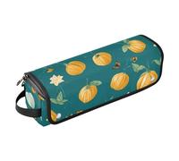 Sac de voyage pour outils de cheveux pour femme et tapis résistant à la chaleur, sac de voyage portable ouvert plat pour fer à friser, fer à lisser, sèche-cheveux plat, cape fraîche, fruits de