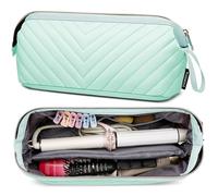 Sac de voyage pour outils de cheveux pour Shark Flexstyle Dyson, sac de rangement matelassé, cadeau pour femme, sac de rangement pour accessoires de cheveux, sac portable de voyage pour femme, bleu