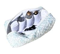 Sac de voyage pour outils de coiffure capacité sac pour sèche-cheveux organisateur floral portable avec fermeture éclair pour fer à friser fer plat et accessoires coiffure