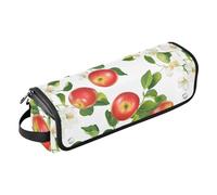 Sac de voyage pour outils de coiffure et tapis résistant à la chaleur, organiseur portable pour fers plats, lisseurs, fers à friser, pommes fraîches, fruits blancs