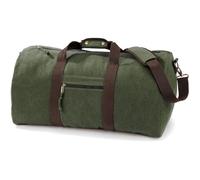 Sac de voyage toile look us? style vintage - vert militaire - QD613 Vert