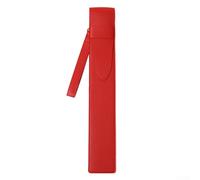 Sac de voyage renforcé pour baguettes de batterie - Protégez votre équipement avec un design élégant en cuir PU (rouge)