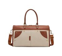 Sac de voyage résistant à l'eau avec séparation humide et sèche pour la nuit, la salle de sport, les week-ends et les week-ends avec séparation humide et sec, marron, Beauté de masse