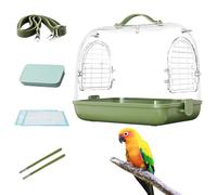 Sac de voyage respirant pour oiseaux - Sac à dos portable transparent pour animal de compagnie, amovible | Accessoires de voyage pour petits oiseaux, léger et bien ventilé, fournit un environnement