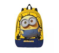 Sac de voyage rétro lavable et polyvalent Minions Moi, moche et méchant Minions, sac de rangement pour homme et femme, cadeau d'anniversaire Noir