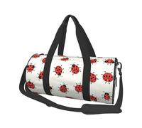 Sac de voyage rond à motif moucheté infini imprimé, sac fourre-tout de voyage en toile, imperméable et résistant aux déchirures. Sac de voyage pliable pour le week-end