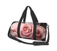 Sac de voyage rond avec image de whisky et de cigarettes - Sac de voyage durable de grande capacité pour les vacances, la gym, les voyages courts, rose, Taille unique