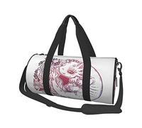 Sac de Voyage Rond Axolotl Little Salamander, Sac de Voyage, Sac à Main de Grande capacité pour la Natation