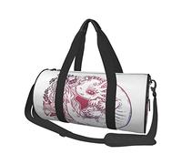 Sac de Voyage Rond Axolotl Little Salamander, Sac de Voyage, Sac à Main de Nuit pour Homme et Femme