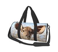 Sac de Voyage Rond cerf derrière l'herbe Sac de Sport pour Hommes Femmes Sac de Sport Sac de Sport