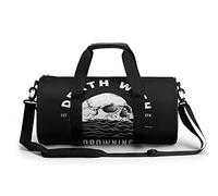 Sac de Voyage Rond Death Wish Skull Sac de Sport pour Hommes et Femmes Sac de Sport Sac de Sport