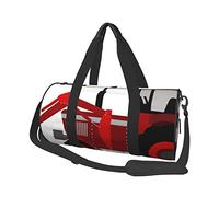 Sac de Voyage Rond Dessin animé Tracteur Sac de Sport pour Hommes Femmes Sac polochon Sac de Sport