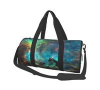 Sac de voyage rond en toile, imperméable et résistant aux déchirures, motif galaxie de l'univers